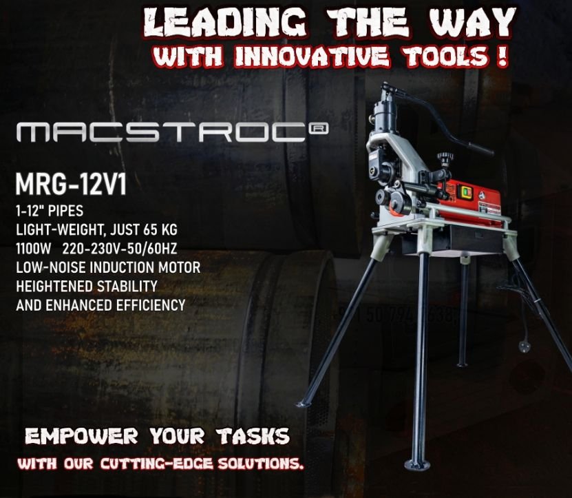 MRG12v1-MACSTROC-12inch-ROLLGROOVER-PIPEGROOVINGMACHINE-SAUDIARABIA-ridgid-rothenberger-rollgroover.