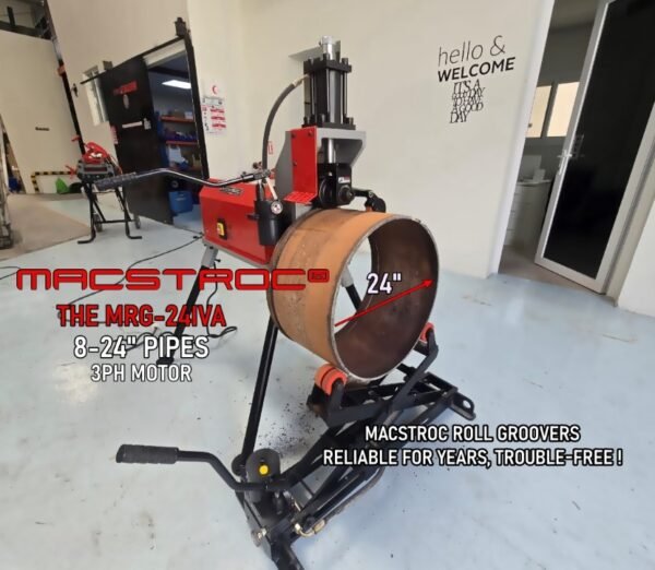 MRG24IVA-24inch groover-MACSTROC-ROLLGROOVER-PIPEGROOVINGMACHINE-SAUDIARABIA-ridgid-rothenberger rollgroover