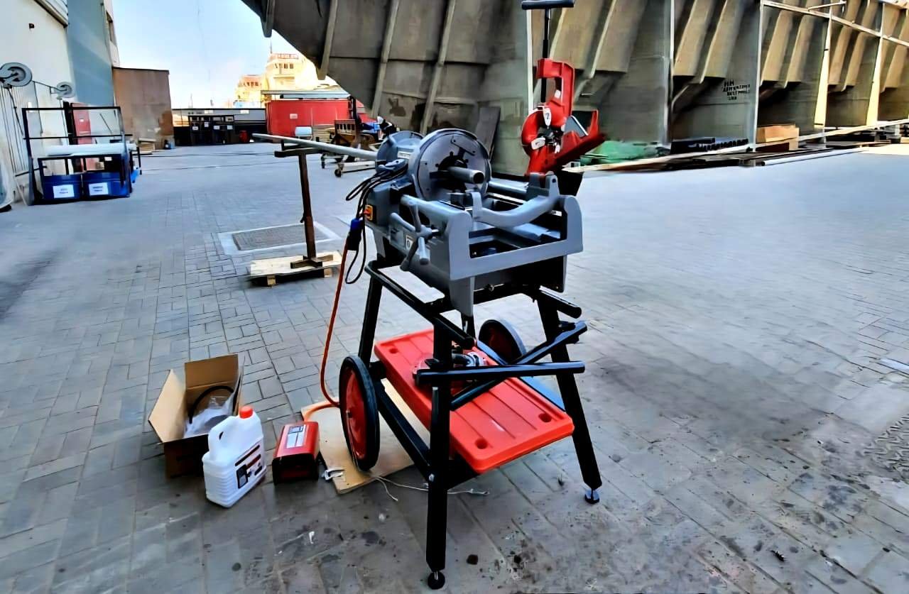 macstroc flare.4C-pipethreading machine-saudi